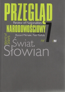 Przegląd Narodowościowy / Review of Nationalities: tom 7 - Świat Słowian - contents