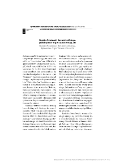 Stanisław Potrzebowski, Słowiański ruch Zadruga - recenzja