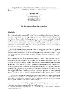 The thermometer of sporting nationalism