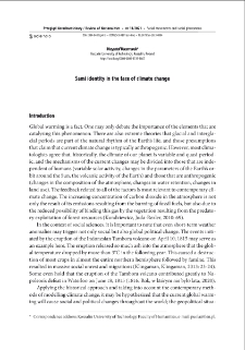 Sami identity in the face of climate change