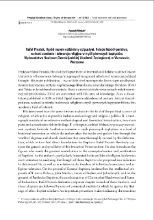 Rafał Prostak, Ogród murem oddzielony od pustyni. Relacje Kościół-państwo, wolność sumienia i tolerancja religijna w myśli pierwszych baptystów - recenzja