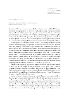 Potknięcie o próg (Waldemar Szymczak, "Odwyk [z] dorosłości") - recenzja