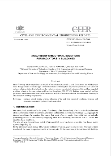 Analysis of Structural Solutions for Radiators in Buildings