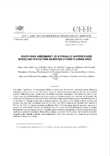 River Park Assessment: 2D Hydraulic Watercourse Modeling for Nature-based Solutions in Urban Area