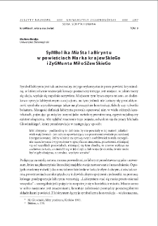 Symbolika miasta labiryntu w powieściach Marka Krajewskiego i Zygmunta Miłoszewskiego = The city-labyrinth symbolism in the novels of Marek Krajewski and Zygmunt Miłoszewski