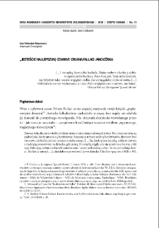 "Jesteście najlepszym, co mam". Oriana Fallaci jako córka = "You are the best I have". Oriana Fallaci as a daughter