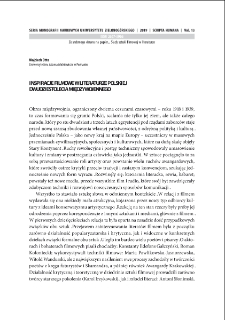 Inspiracje filmowe w literaturze polskiej dwudziestolecia międzywojennego = Film inspirations in Polish literature of the interwar period