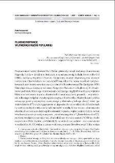 Filmowe inspiracje w utworach muzyki popularnej = Cinematic inspirations in popular music