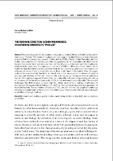 The feminine condition: women and madness in Katherine Mansfield`s "Prelude"