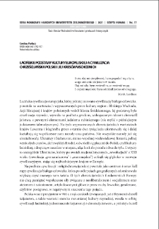 Łacińskie podstawy kultury europejskiej a cywilizacja chrześcijańska Polski i jej Kresów Wschodnich = The Latin foundations of European culture and the Christian civilisation of Poland and its eastern borderlands