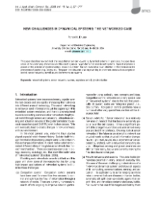 New challenges in dynamical systems