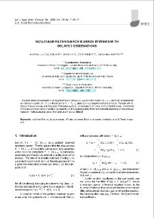 Nonlinear filtering for Markov systems with delayed observations