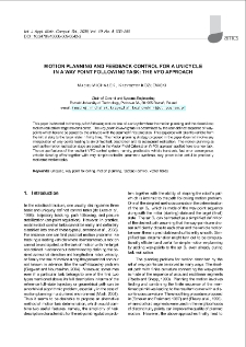 Motion planning and feedback control for a unicycle in a way point following task: The VFO approach