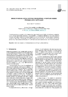 Simultaneous localization and mapping: A feature-based probabilistic approach