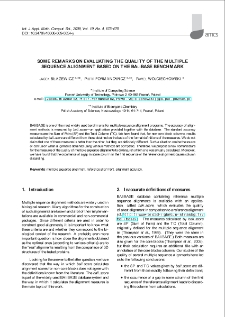 Some remarks on evaluating the quality of the multiple sequence alignment based on the BAliBASE benchmark