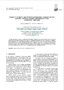 Stability of softly switched multiregional dynamic output controllers with a static antiwindup filter: A discrete-time case