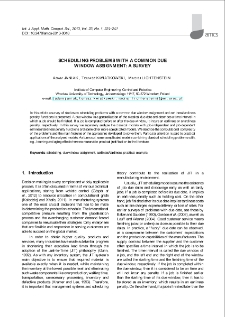 Scheduling problems with a common due window assignment: A survey