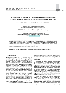 An unconditionally stable nonstandard finite difference method applied to a mathematical model of HIV infection