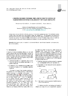 A simple scheme for semi-recursive identification of Hammerstein system nonlinearity by Haar wavelets