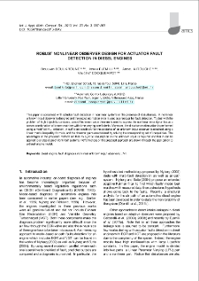 Robust nonlinear observer design for actuator fault detection in diesel engines
