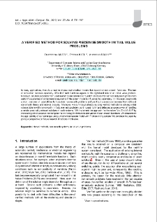 A verified method for solving piecewise smooth initial value problems