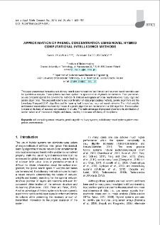 Approximation of phenol concentration using novel hybrid computational intelligence methods