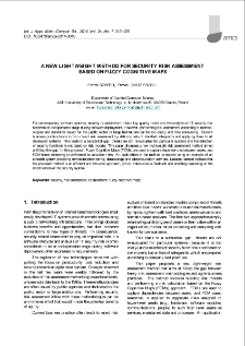 A new lightweight method for security risk assessment based on fuzzy cognitive maps
