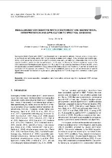 Regularized nonnegative matrix factorization: Geometrical interpretation and application to spectral unmixing