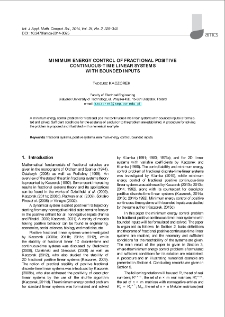Minimum energy control of fractional positive continuous-time linear systems with bounded inputs