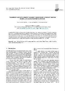 Transient and stationary characteristics of a packet buffer modelled as an MAP/SM/1/b system