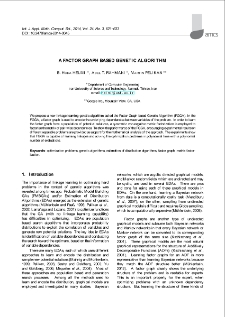 A factor graph based genetic algorithm