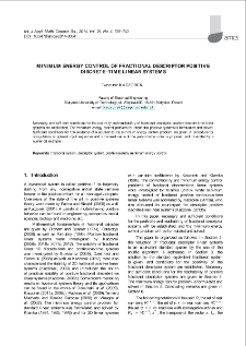 Minimum energy control of fractional descriptor positive discrete-time linear systems