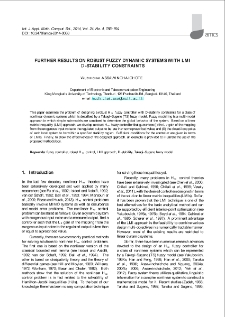 Further results on robust fuzzy dynamic systems with LMI D-stability constraints