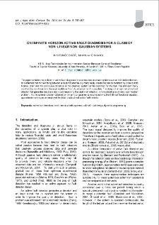 On infinite horizon active fault diagnosis for a class of non-linear non-Gaussian systems