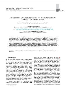 Robust quasi-LPV model reference FTC of a quadrotor UAV subject to actuator faults