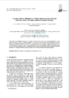 A Hamiltonian approach to fault isolation in a planar vertical take-off and landing aircraft model