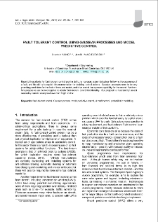 Fault tolerant control using Gaussian processes and model predictive control