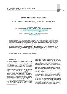 Local dependency in networks