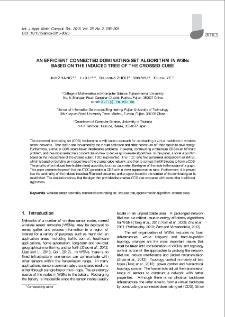 An efficient connected dominating set algorithm in WSNs based on the induced tree of the crossed cube
