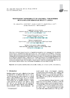 Maintaining the feasibility of hard real-time systems with a reduced number of priority levels