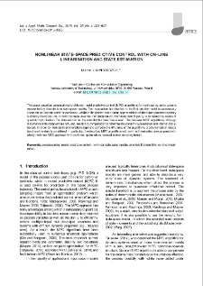 Nonlinear state-space predictive control with on-line linearisation and state estimation