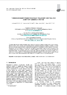 Towards robust predictive fault-tolerant control for a battery assembly system