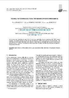 Neural networks as a tool for georadar data processing