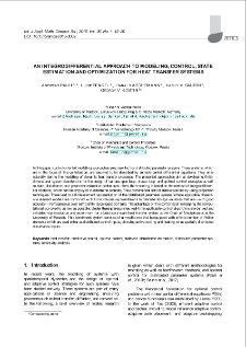 An integrodifferential approach to modeling, control, state estimation and optimization for heat transfer systems