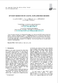 Efficient generation of 3D surfel maps using RGB-D sensors