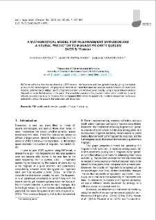 A mathematical model for file fragment diffusion and a neural predictor to manage priority queues over BitTorrent