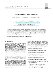 A modified K3M thinning algorithm