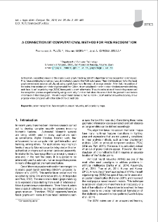 A connectionist computational method for face recognition