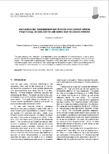 Recursive set membership estimation for output-error fractional models with unknown-but-bounded errors