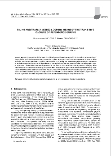 Tiling arbitrarily nested loops by means of the transitive closure of dependence graphs
